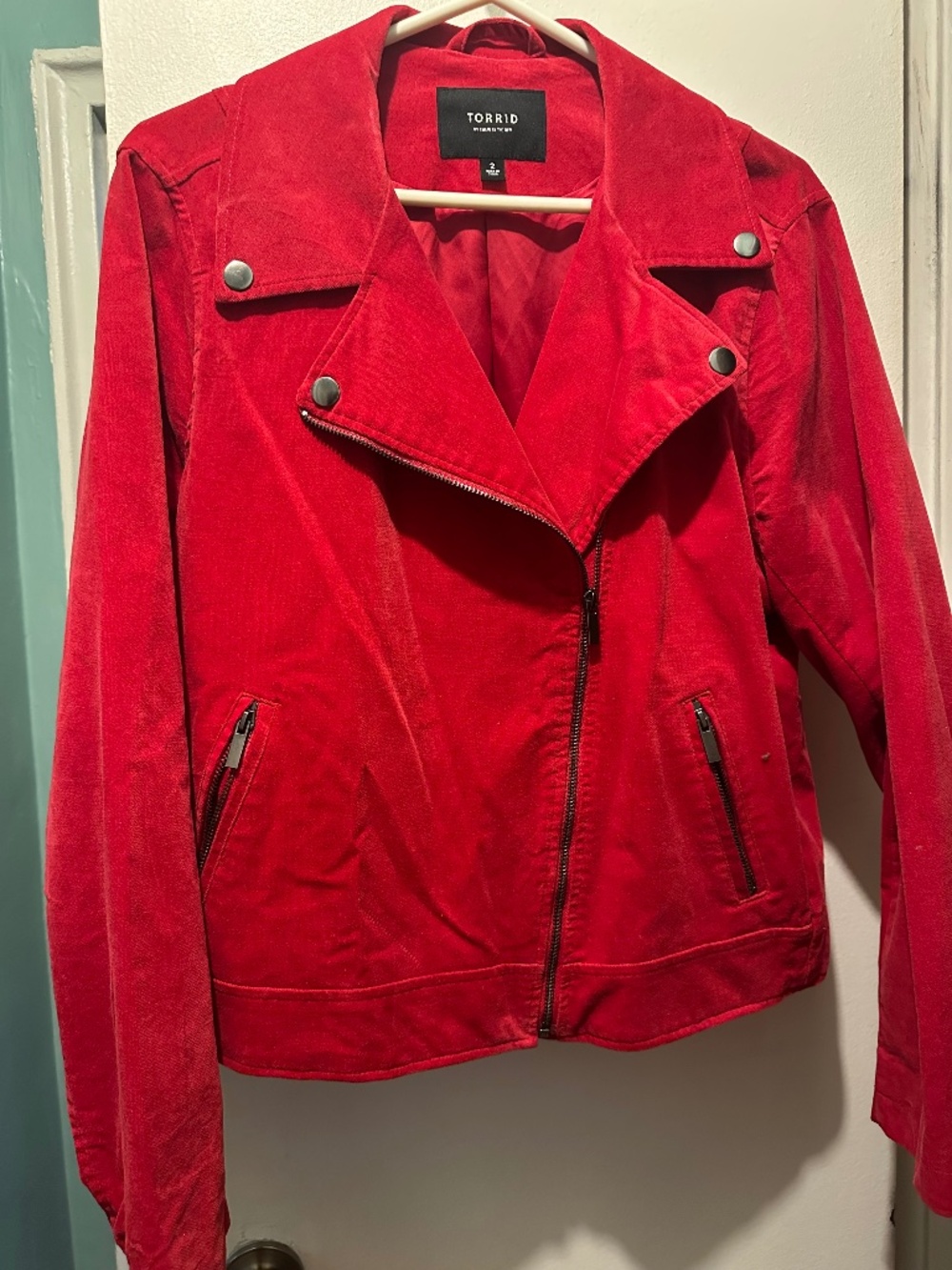 Size 2 Torrid Biker Style Jacket